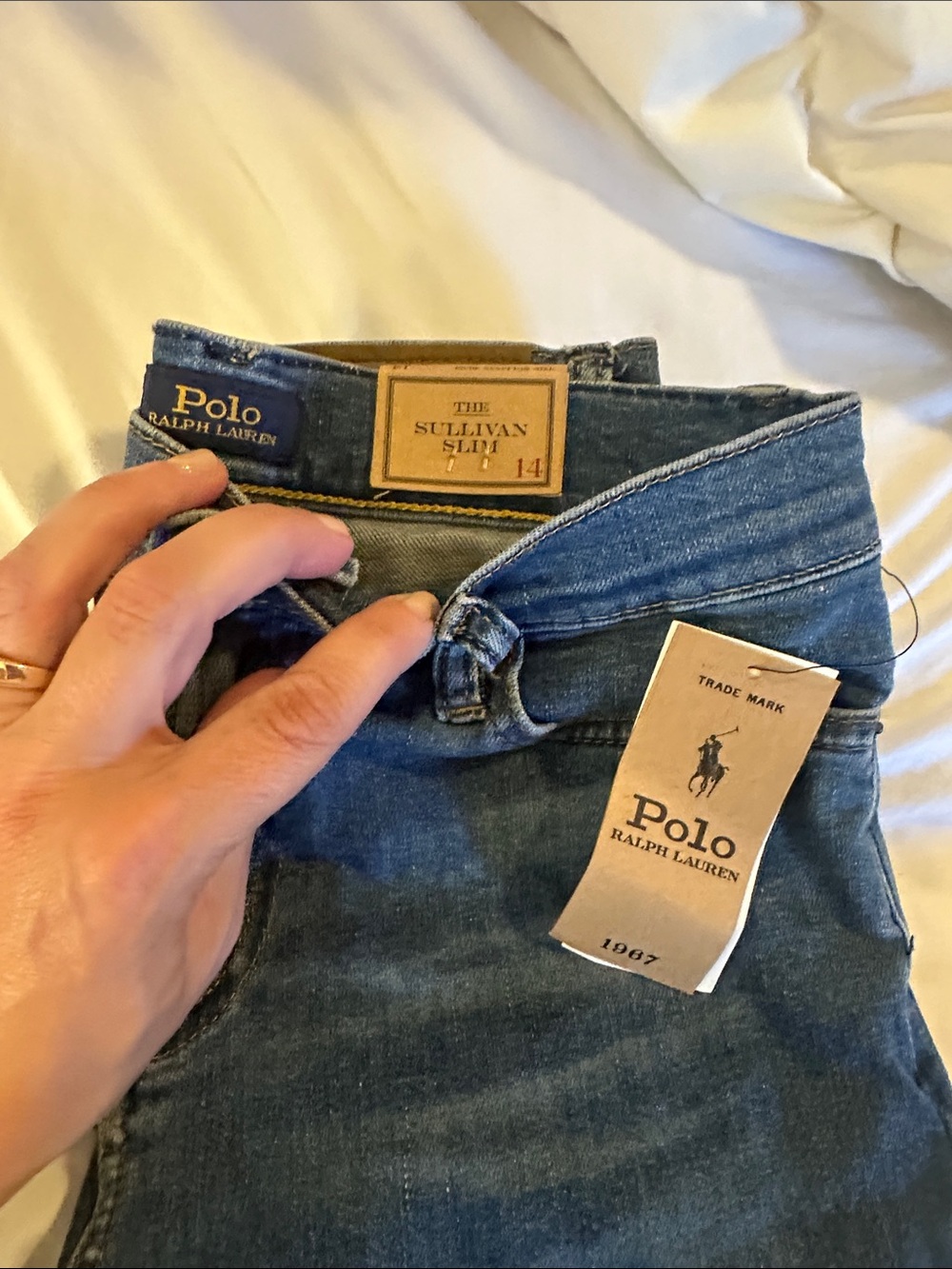 Polo by Ralph Lauren Boys Slim Jeans in Denim Blue